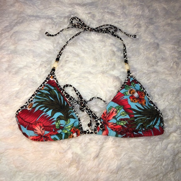Bruno Banani Tropical Floral Bikini Top 38/A/B NWOT - Picture 4 of 14